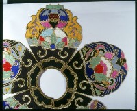 五福臨門彩繡雲肩藏品圖，第7張