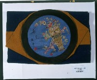 平安吉慶喜見清平枕頭繡套藏品圖，第1張