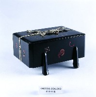 黑漆彩繪磨顯杵歌紋名片盒藏品圖，第3張