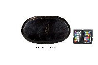 雕刻彩繪葉紋型橢圓盤藏品圖，第2張