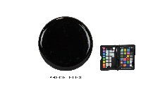 黃漆堆錦木瓜紋圓盤藏品圖，第2張