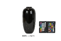 黑漆鑲嵌彩繪花蝶紋瓶藏品圖，第2張