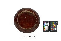 木雕彩繪柿紋圓盤藏品圖，第2張