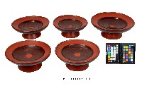 -1~-5：朱漆高足五牲盤藏品圖，第1張