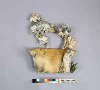 -1：交趾陶花瓶盆果壁塑（花瓶）、-2：交趾陶花瓶盆果壁塑（盆花）藏品圖，第6張