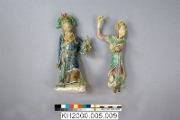 交趾陶男女戲劇人物立像（張君瑞與鶯鶯）藏品圖，第3張