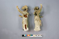 交趾陶男女人物立像（林沖與夫人）藏品圖，第4張