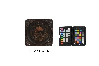 木雕素色漆中禪寺紋方盤藏品圖，第1張