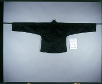 黑提花緞地立領、對襟馬褂-2藏品圖，第1張