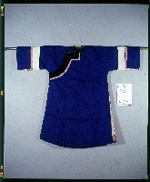 青棉地大襟窄袖客家藍衫藏品圖，第1張