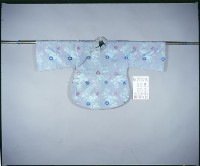 粉紫提花錦地立領大襟七分寬袖女衫藏品圖，第1張