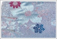 粉紫提花錦地立領大襟七分寬袖女衫藏品圖，第4張