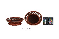 籐編朱漆果盤藏品圖，第1張