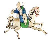 交趾陶八仙騎獸像（-1：張果老、-2：南極仙翁、-3：呂洞賓、-4：韓湘子、-5：劉海、-6：曹國舅、-7：漢鍾離、-8：何仙姑）的圖片