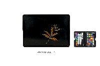 黑漆描金葉紋長方盤藏品圖，第1張
