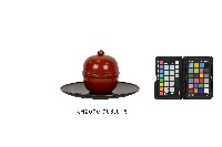 朱漆描黑荷葉紋鈴噹型盒藏品圖，第2張