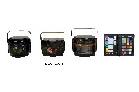 -1~-3：黑漆彩繪花紋小提盒藏品圖，第1張