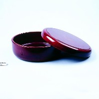 木紋素色漆茶具盒藏品圖，第5張