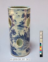 -1：八仙紋青花鏤帽筒一對、-2：八仙紋青花鏤帽筒一對藏品圖，第14張