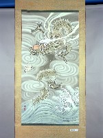 騰龍怒濤(宣紙畫)的圖片