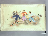牛犁陣(宣紙畫)的圖片