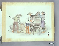 風鼓(宣紙畫)的圖片