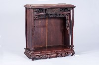 漢體乾漆透雕天上聖母神龕藏品圖，第2張