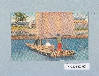 明信片﹙竹筏﹚藏品圖，第1張