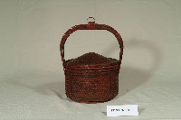 乾漆墨繪竹編謝籃藏品圖，第1張