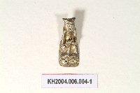 銀鎏金八仙慶壽帽花組藏品圖，第2張