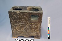 素燒紅陶櫥櫃（陶質茶擔）藏品圖，第1張