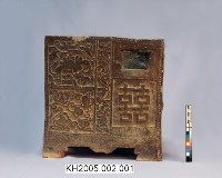 素燒紅陶櫥櫃（陶質茶擔）藏品圖，第2張