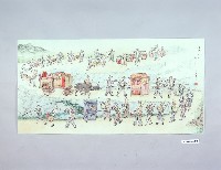 嫁粧一牛車（民俗畫）的圖片