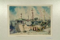 水彩畫：前鎮漁港藏品圖，第1張