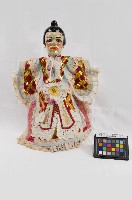 布袋戲偶-女丑木偶藏品圖，第1張