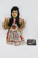 布袋戲偶-金光戲偶 武士頭反面生藏品圖，第1張