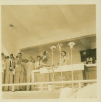 第五屆全省運動大會特撮高雄市體育場內含照片48張藏品圖，第34張