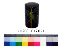 堆錦芭蕉紋漆罐藏品圖，第1張