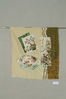 米色化纖印花包袱巾藏品圖，第1張