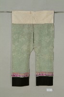淺綠綢地鑲邊女褲藏品圖，第1張