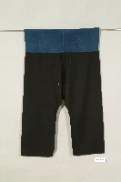 -1：橘紅毛地鑲緄如意雲紋女褂、-2：黑毛料大襠女褲藏品圖，第3張