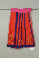 -1紅綢地盤金繡新娘蟒衣、-2紅綢地龍鳳紋盤金繡馬面裙藏品圖，第3張