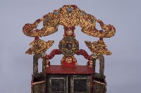 礦物彩鎏金透雕燈蕊心架藏品圖，第2張