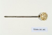 銀鎏金太極簪藏品圖，第1張