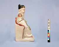 瓷質加彩土地公神像藏品圖，第7張