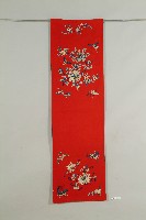 紅毛地蝴蝶花卉彩繡椅套藏品圖，第2張