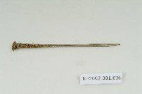 銀鎏金花卉紋簪藏品圖，第1張