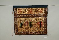 黑緞地盤金彩繡桌裙藏品圖，第1張