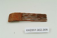 竹福紋梳藏品圖，第1張