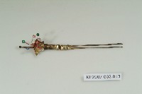 銀鎏金蝴蝶紋耳掏釵藏品圖，第1張